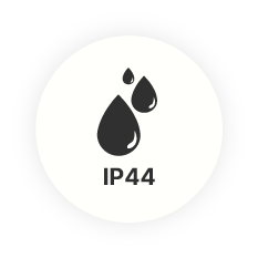 Aluminiowa oprawa podtynkowa łazienkowa chromowana, Pierre, IP44