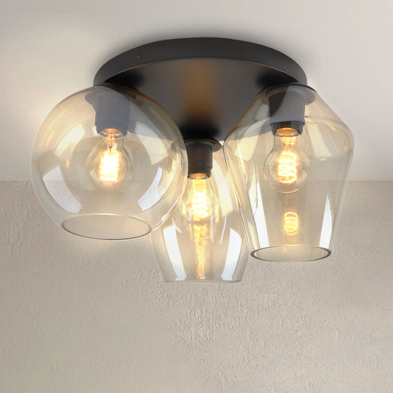 Design lampa sufitowa bursztynowa, Lazaro