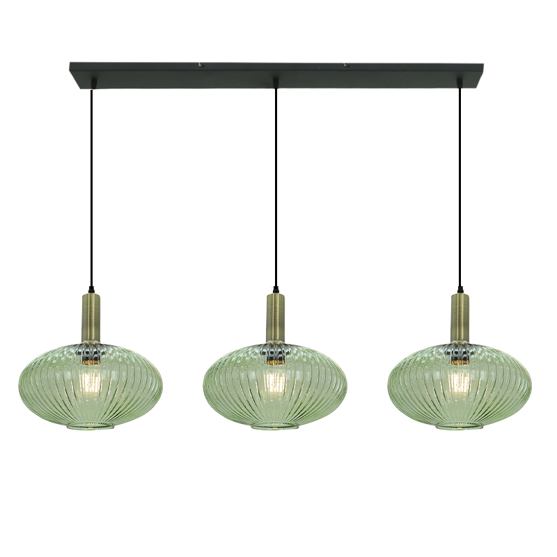 Retro lampa wiszaca zielona, Charlois