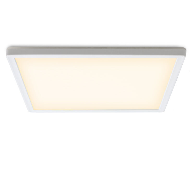 Plastikowy plafon sufitowy biały, Shona, 18W, 3000K LED, ściemniana w 3 krokach