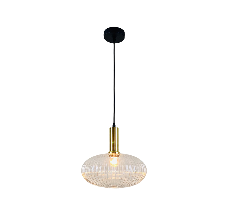 Retro lampa wisząca przezroczysta, Charlois