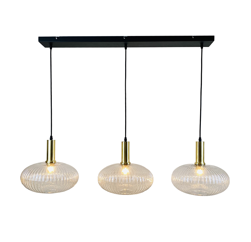 Retro lampa wisząca przezroczysta, Charlois