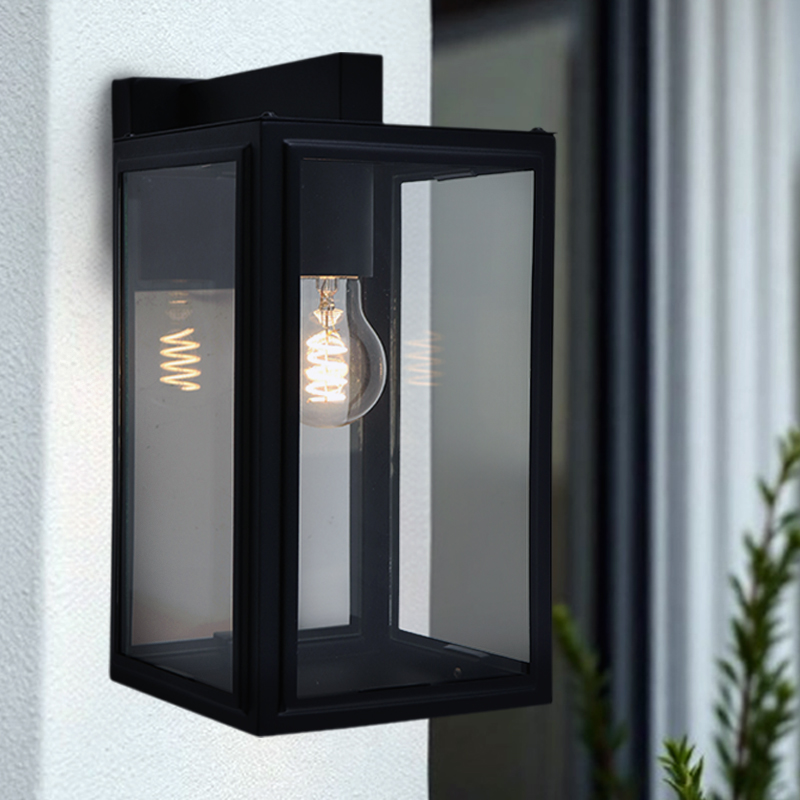 Nowoczesna lampa zewnętrzna czarna, Sidney, IP44