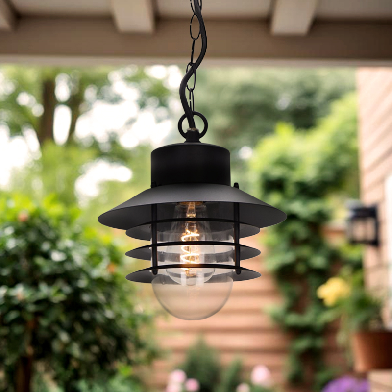Stal Nierdzewna lampa zewnętrzna czarna, Felice, IP44