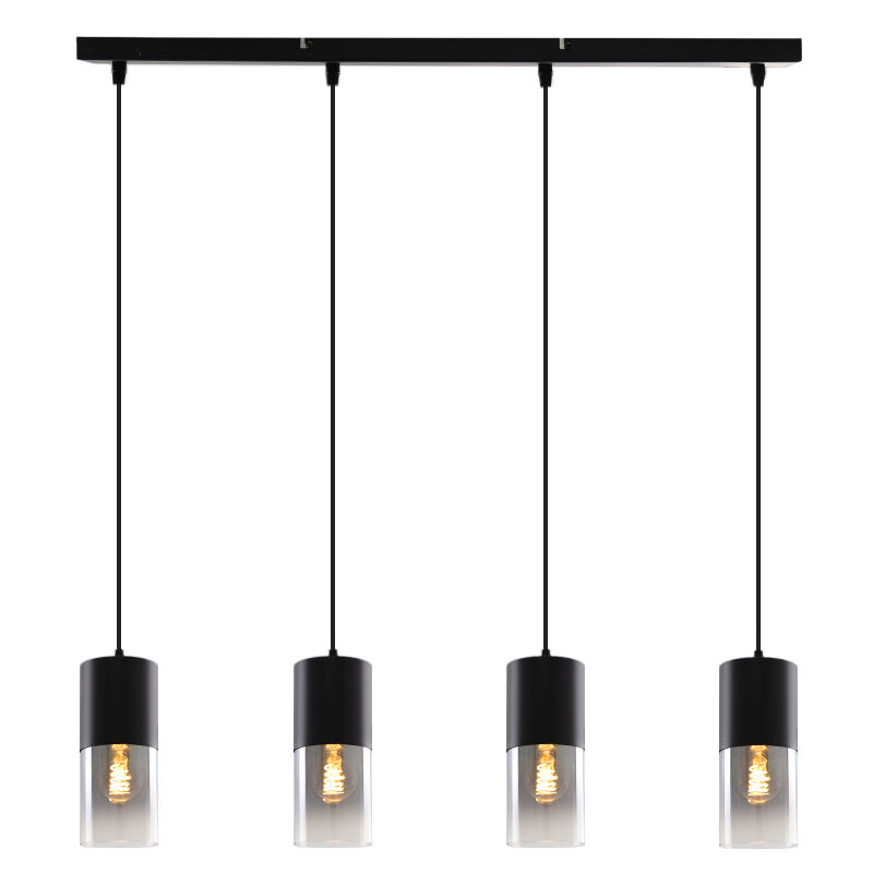 Nowoczesna lampa wisząca czarna, Huy