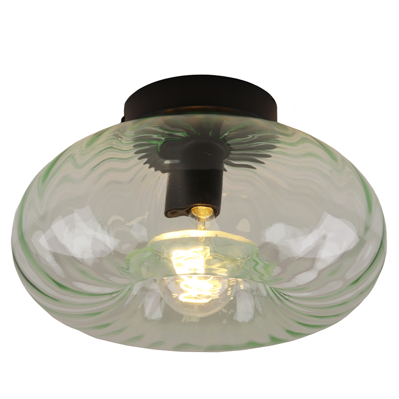 Retro lampa sufitowa zielona, Diane