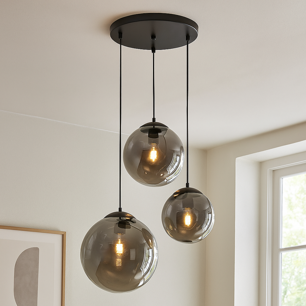 Design lampa wisząca czarna, Dolf