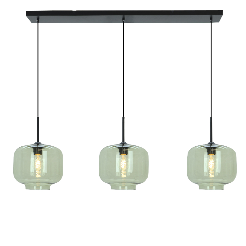 Retro lampa wisząca zielona, Anniek