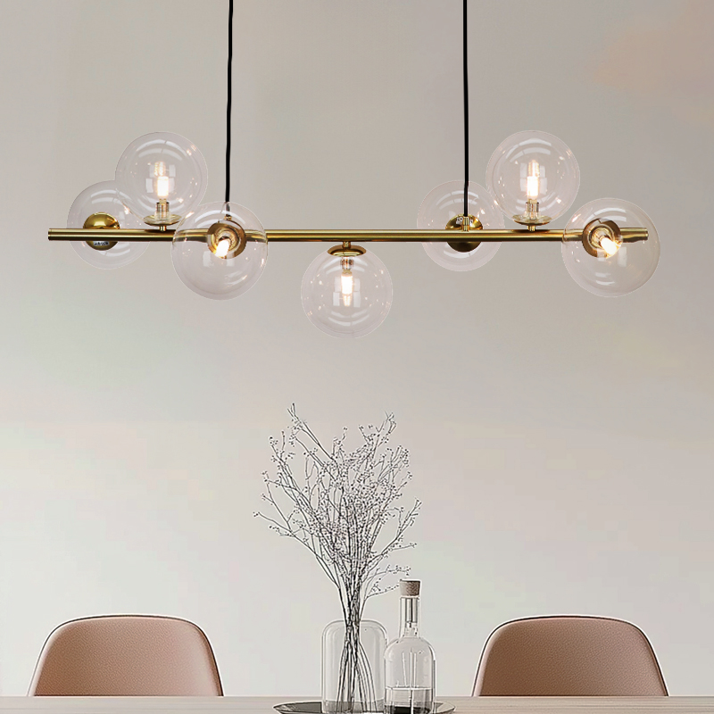 Design lampa wisząca przezroczysta, Remo