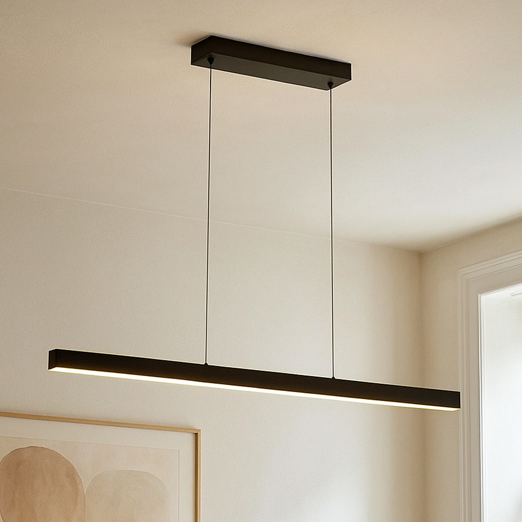 Nowoczesna lampa wisząca czarna, Iwan, 18W, 3000K LED