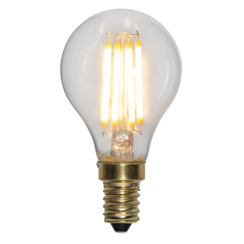 3-stopniowa ściemniana lampa kulowa E14, 4 w ekstra atmosferycznej bieli