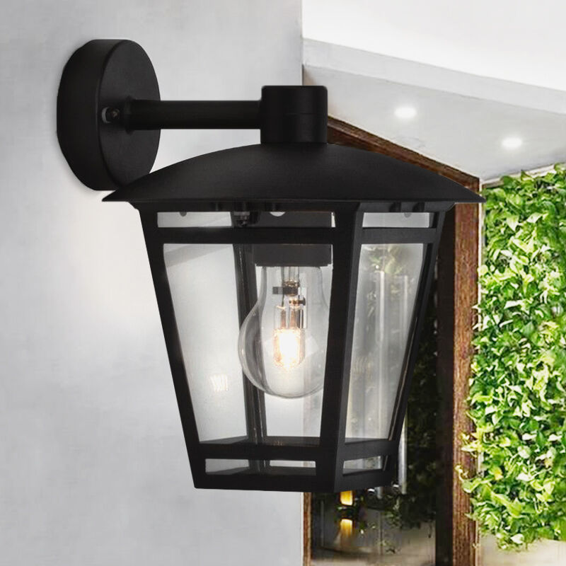 Nowoczesna lampa zewnętrzna czarna, Jedidjah, IP44