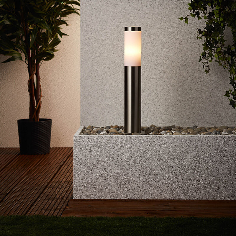 Plastikowa lampa zewnętrzna chromowana, Tom, IP44