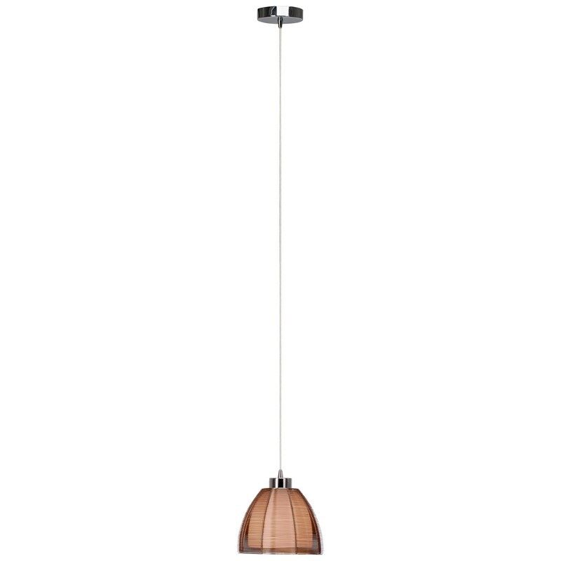 Nowoczesna lampa wisząca brązowa, Amela