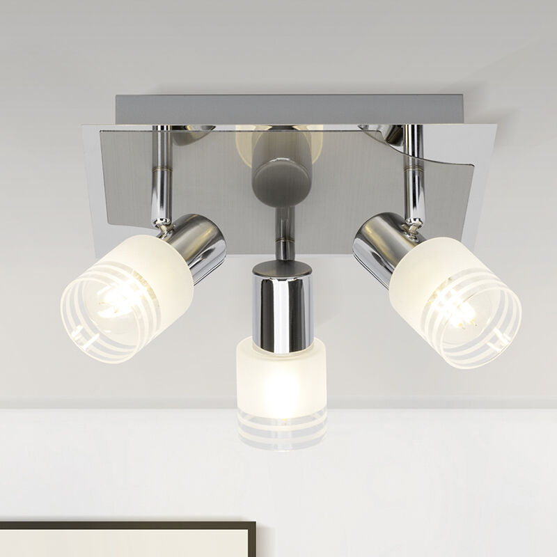 Metalowy spot sufitowy chromowany, Blake, 28W, 2700K LED