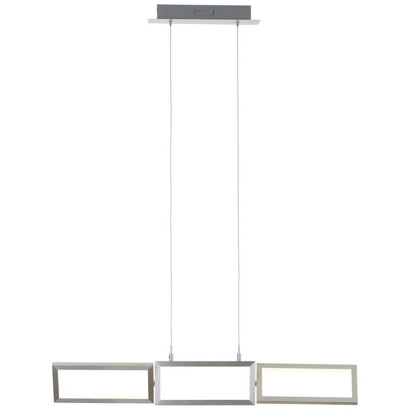 Nowoczesna lampa wisząca srebrna, Sara, 30W, 3000K LED