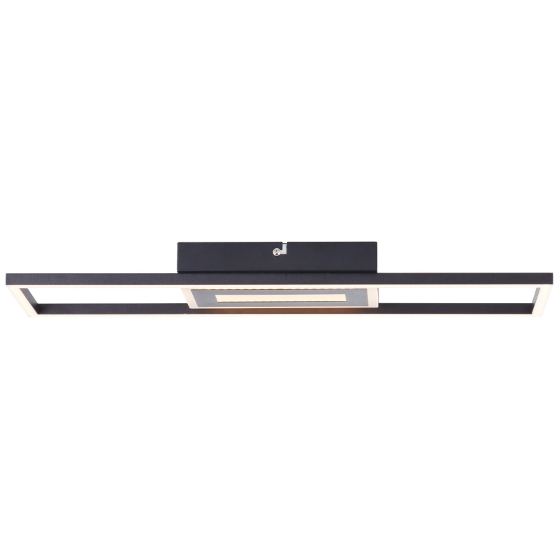 Design lampa sufitowa czarna, Wahiba, 24W, 3000K LED