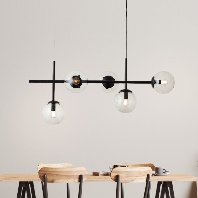 Design lampa wisząca przezroczysta, Rhys