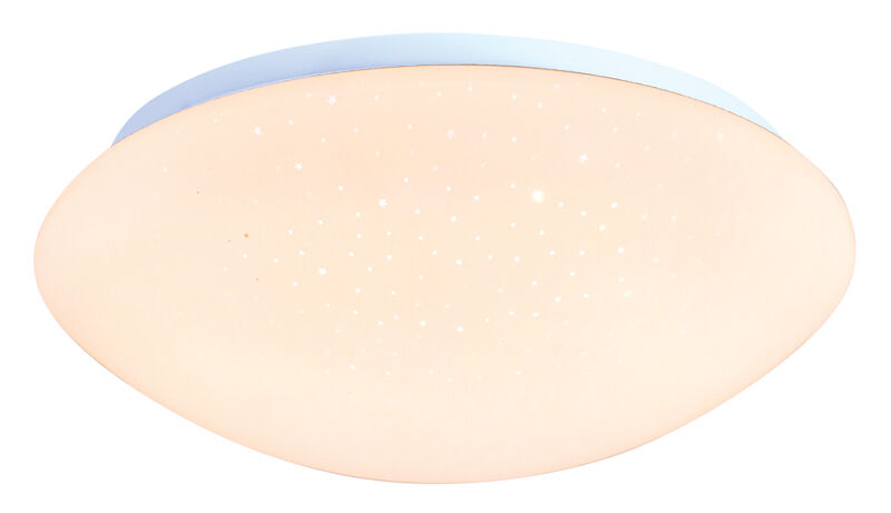 Plastikowy plafon sufitowy biały, Djalissa, 12W, 4000K LED