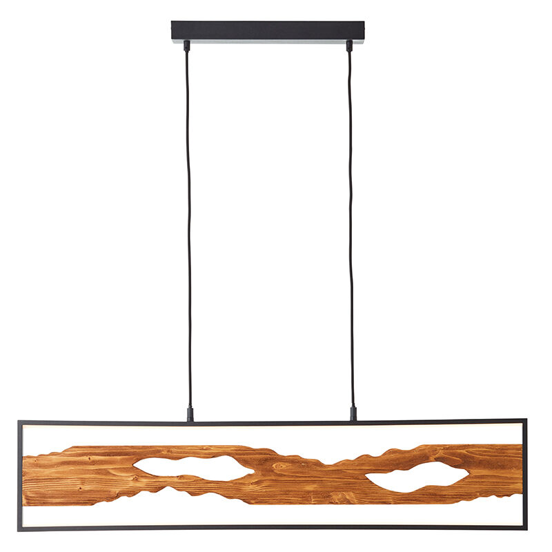 Rustykalna lampa wisząca nad stół do jadalni brązowa, Raynor, 20W, 3000K LED