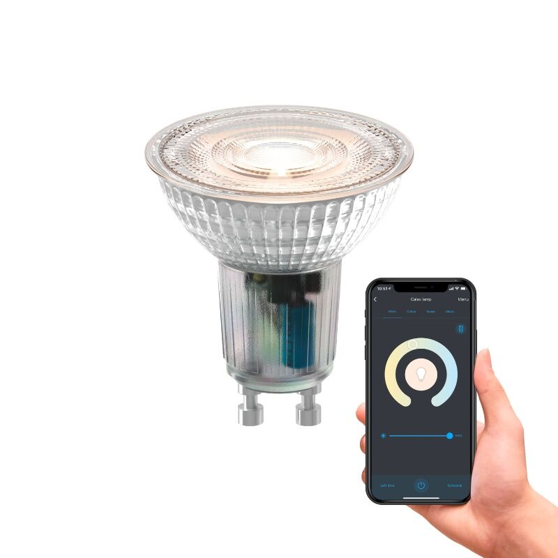 Calex inteligentna żarówka LED GU10, 4,9W, 2200-4000K