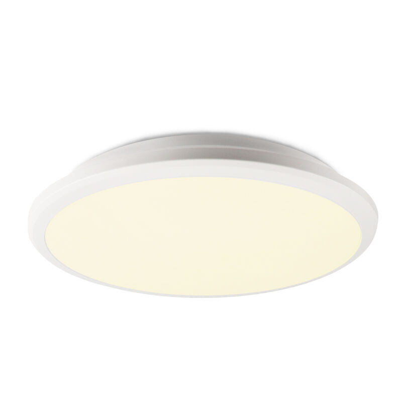 Plastikowy nowoczesny plafon sufitowy czarny, Joachim, 24W, 3000K LED