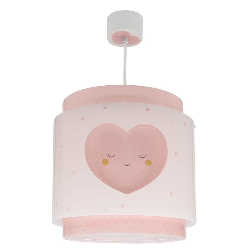 Różowa lampa wisząca dla dzieci plastikowa, Dreams