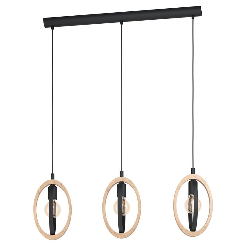 Drewniana lampa wisząca, Angeline