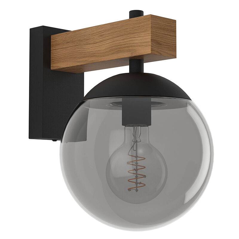 Szklana nowoczesna lampa zewnętrzna szara, Boris, IP44