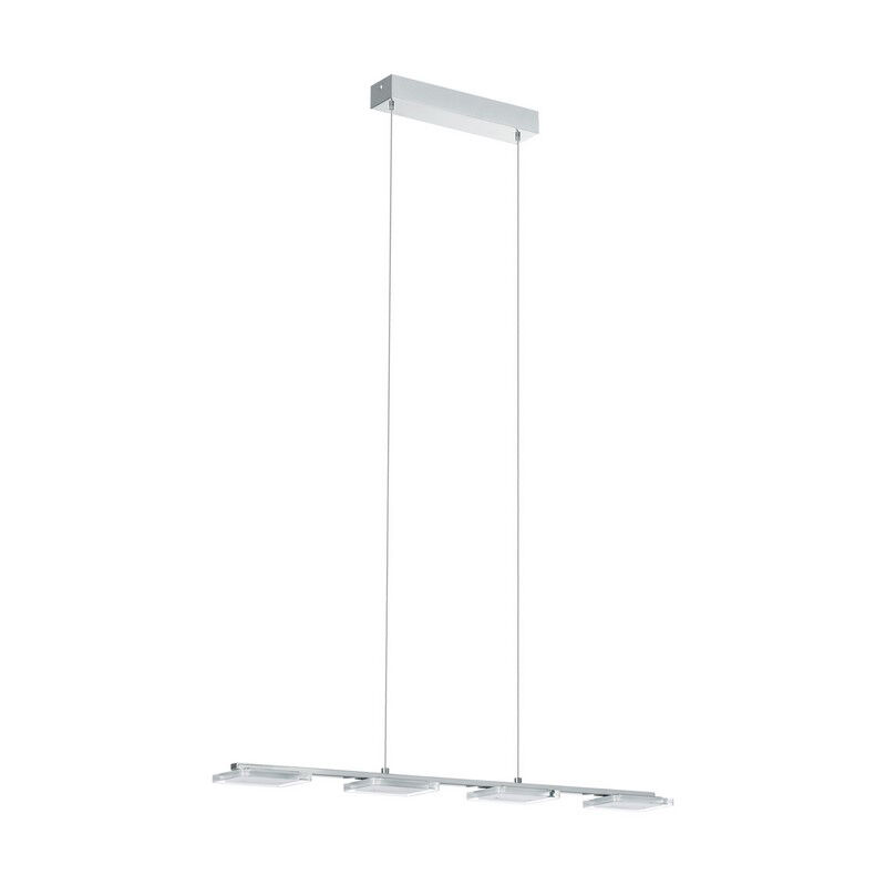 Plastikowa nowoczesna lampa wisząca chromowana, Pace, 5W, 3000K LED
