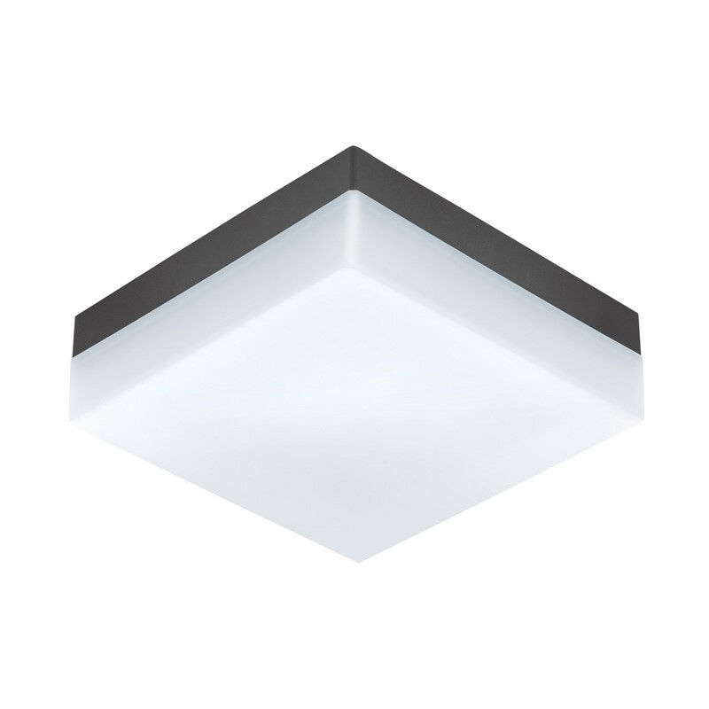 Plastikowa lampa zewnętrzna antracytowa, Allon, IP44