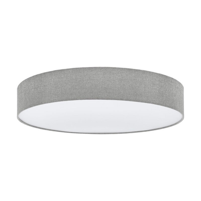Metalowa nowoczesna lampa sufitowa szara, Abano