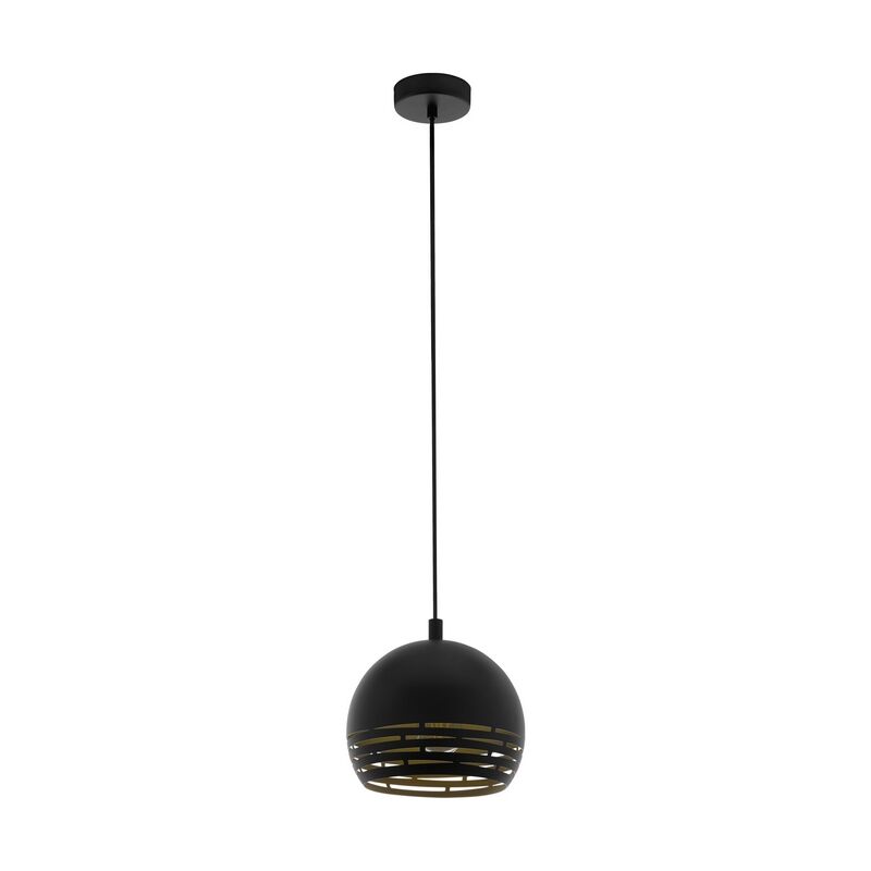 Metalowa nowoczesna lampa wisząca złota, Macey