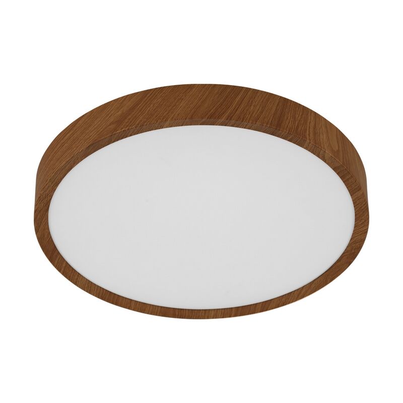Plastikowy nowoczesny plafon sufitowy brązowy, Jouk, 33W, 3000K LED