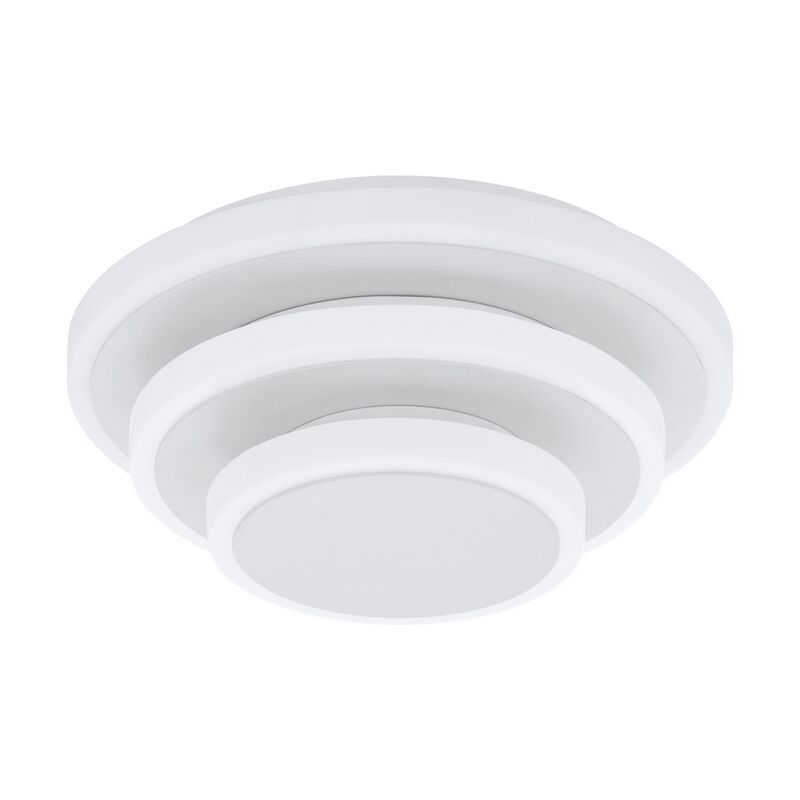 Stalowy nowoczesny plafon sufitowy biały, Nieck, 5W, 3000K LED