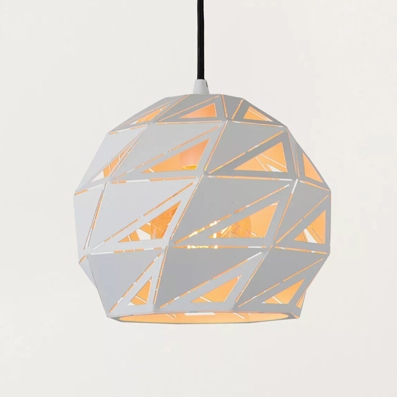 Biała lampa wisząca nowoczesna, Malunga