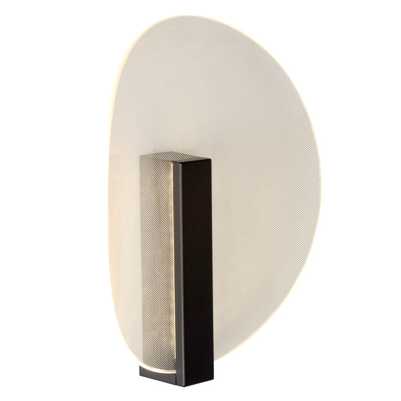 Czarna lampa zewnętrzna nowoczesna, Laredo, 9W, 2700K LED, IP54