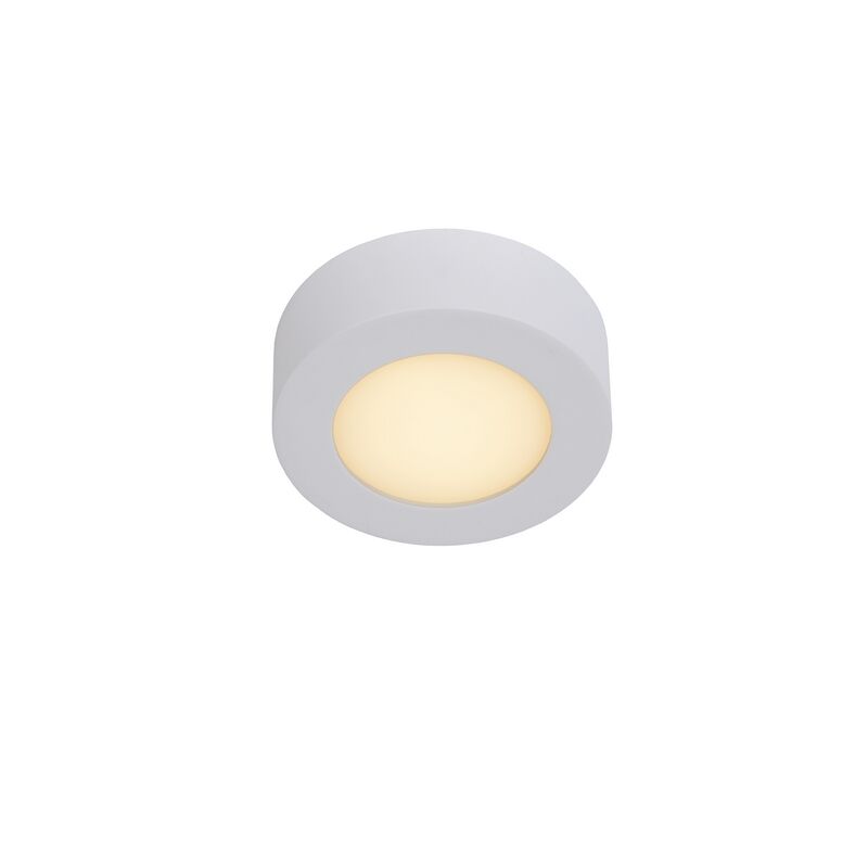 Biały plafon sufitowy nowoczesny, Brice, 8W, 3000K LED, IP44