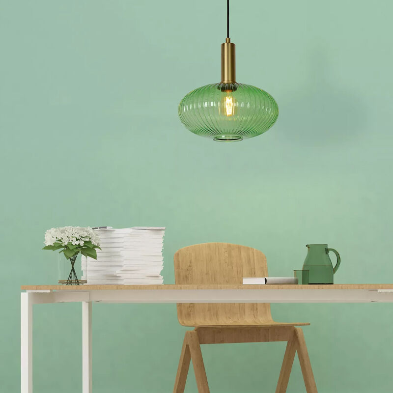 Złota lampa wisząca retro, Maloto