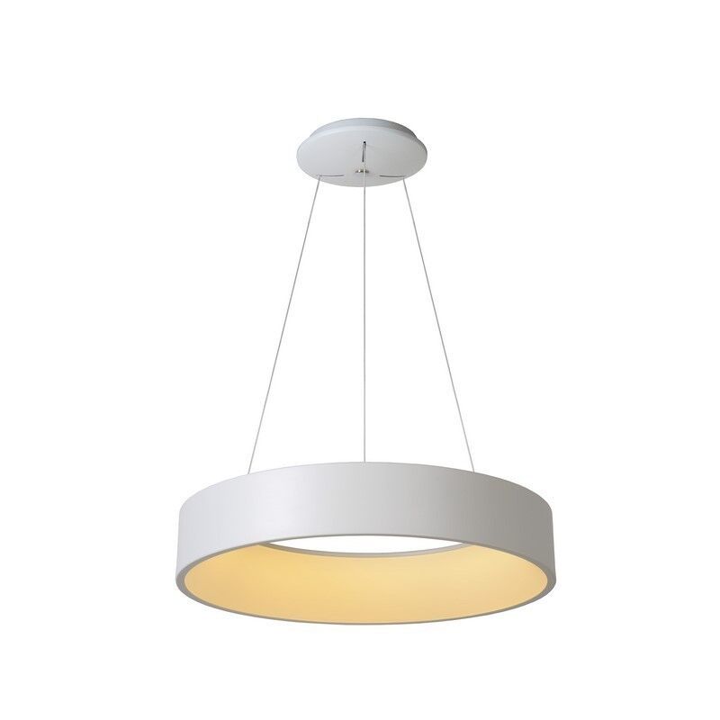 Biała lampa wisząca nowoczesna, Talowe, 39W, 3000K LED