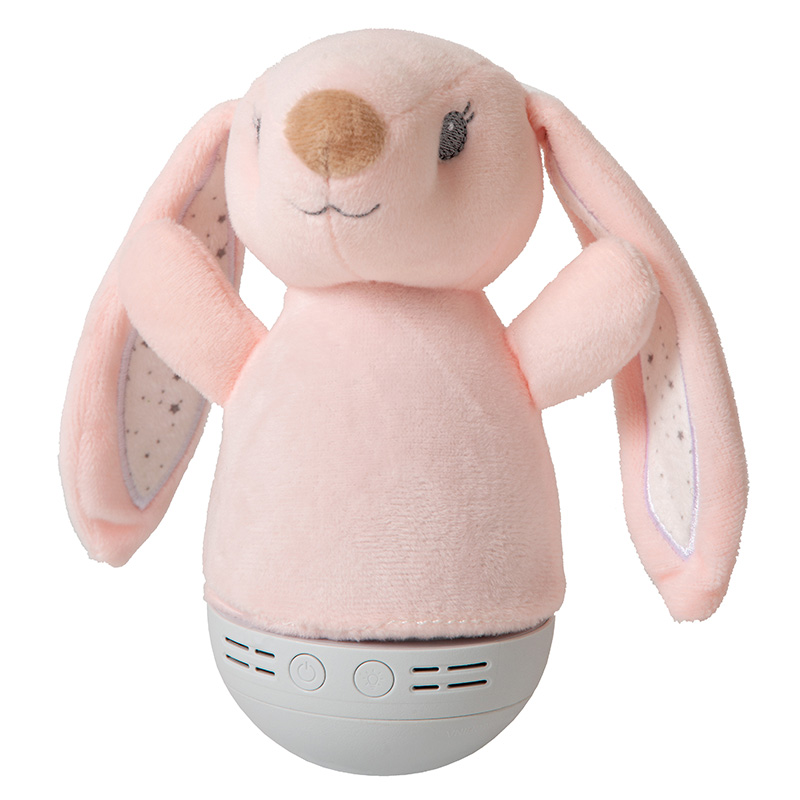 Różowa lampa stołowa dla dzieci nowoczesna, Dolly, 3W, RGB LED, z przełącznik