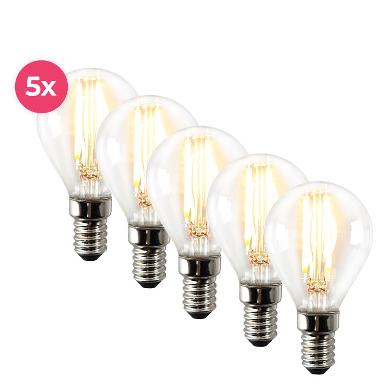 Ściemnialna lampa kulowa LED E14 Sorna, 3,5 W, ciepła biel