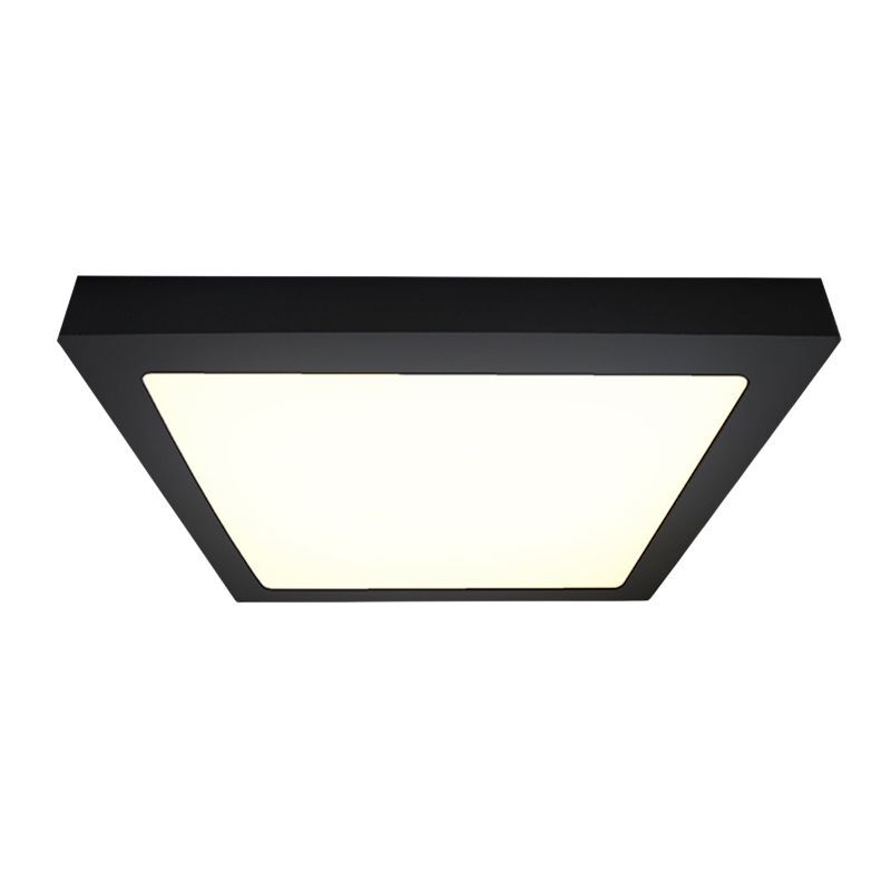 Aluminiowy plafon sufitowy czarny, Rolo, 24W, 4000K LED