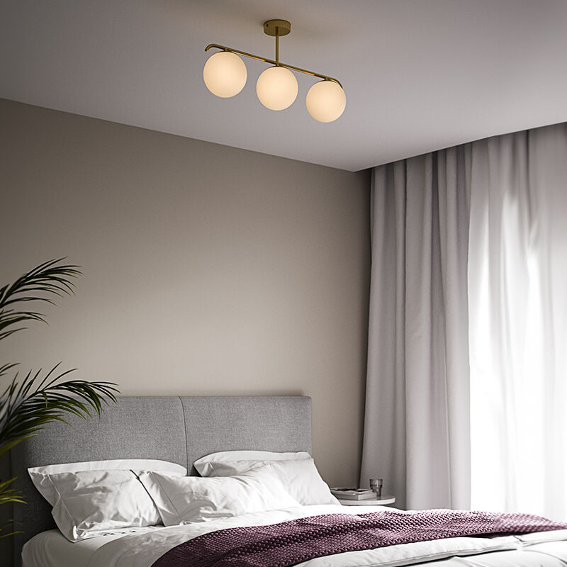 Mosiadz lampa sufitowa design, Grant