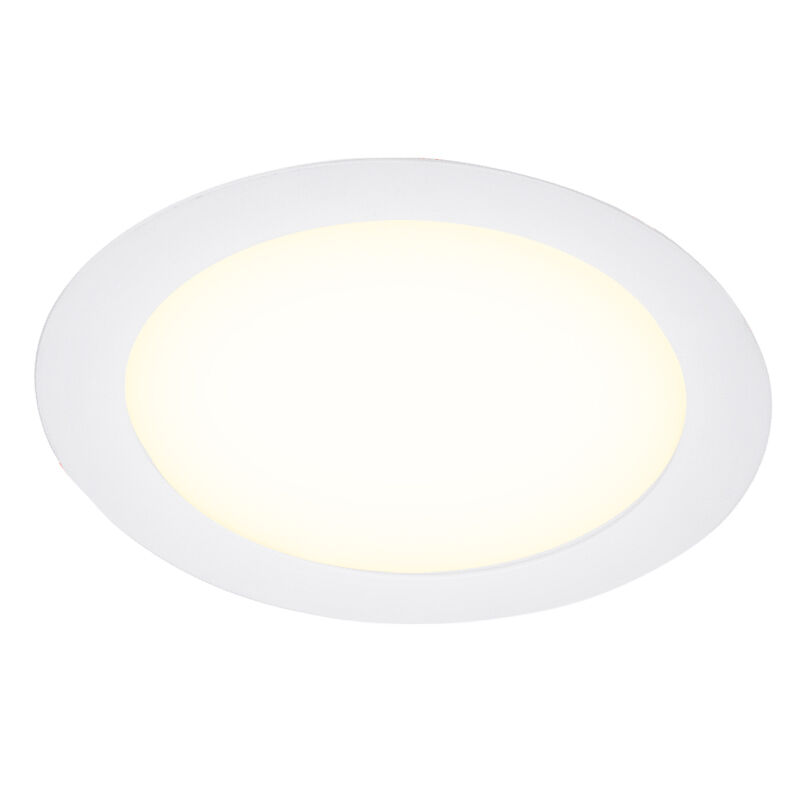 Biały downlight aluminiowy, Umbriel, 12W, 4000K LED, IP44