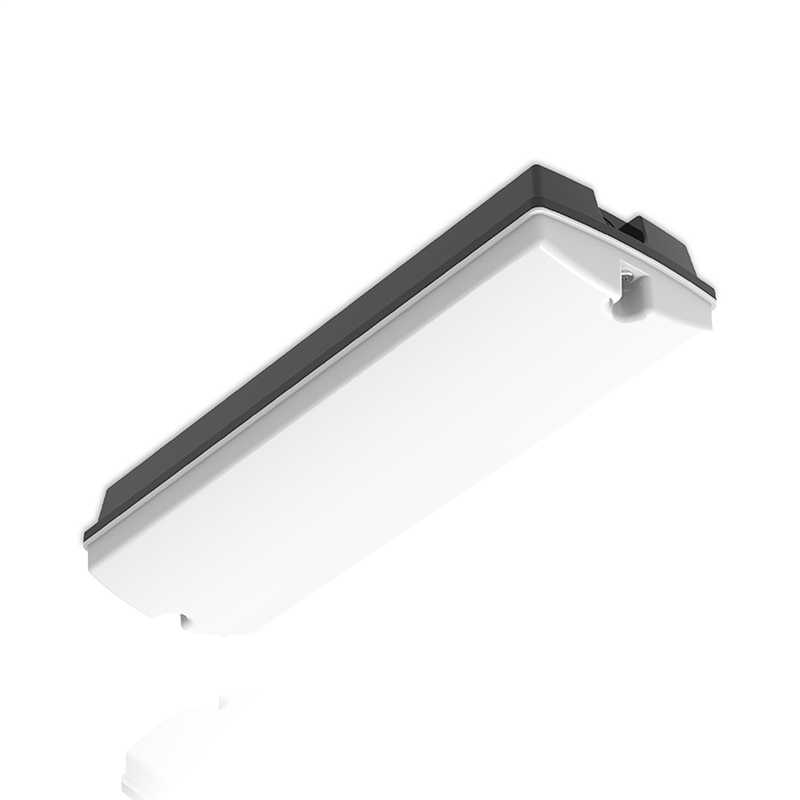 Plastikowy oświetlenie klatki schodowej czarny, Pedram, 3W, 3000K LED, IP66
