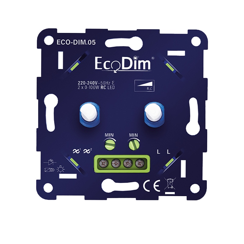 Podwójny ściemniacz LED WiFi 0-100W