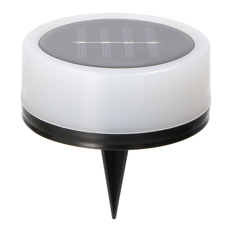 Plastikowa lampa dogruntowa biała, Nermin, 1W, 2700K LED, IP44