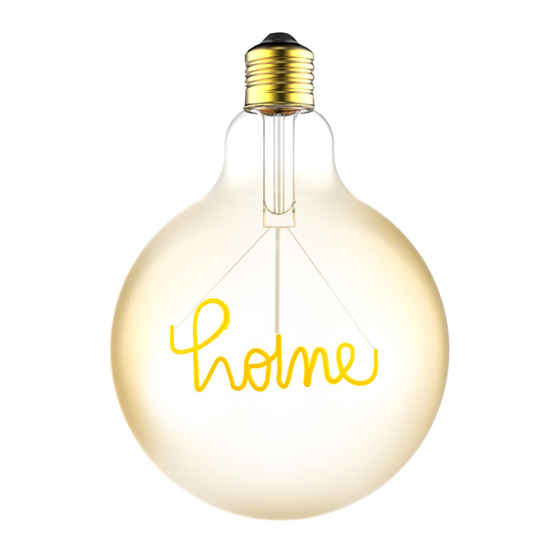 Ściemnialna lampa LED E27 z żarnikiem domowym, G125, 4,5w, 1800K (światło świecy)
