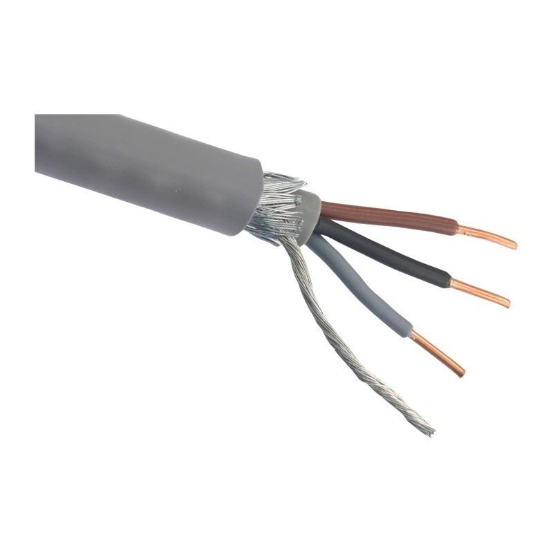 10 metrów Kabel uziemiający XMVK-AS 3 x 2,5 mm, szary